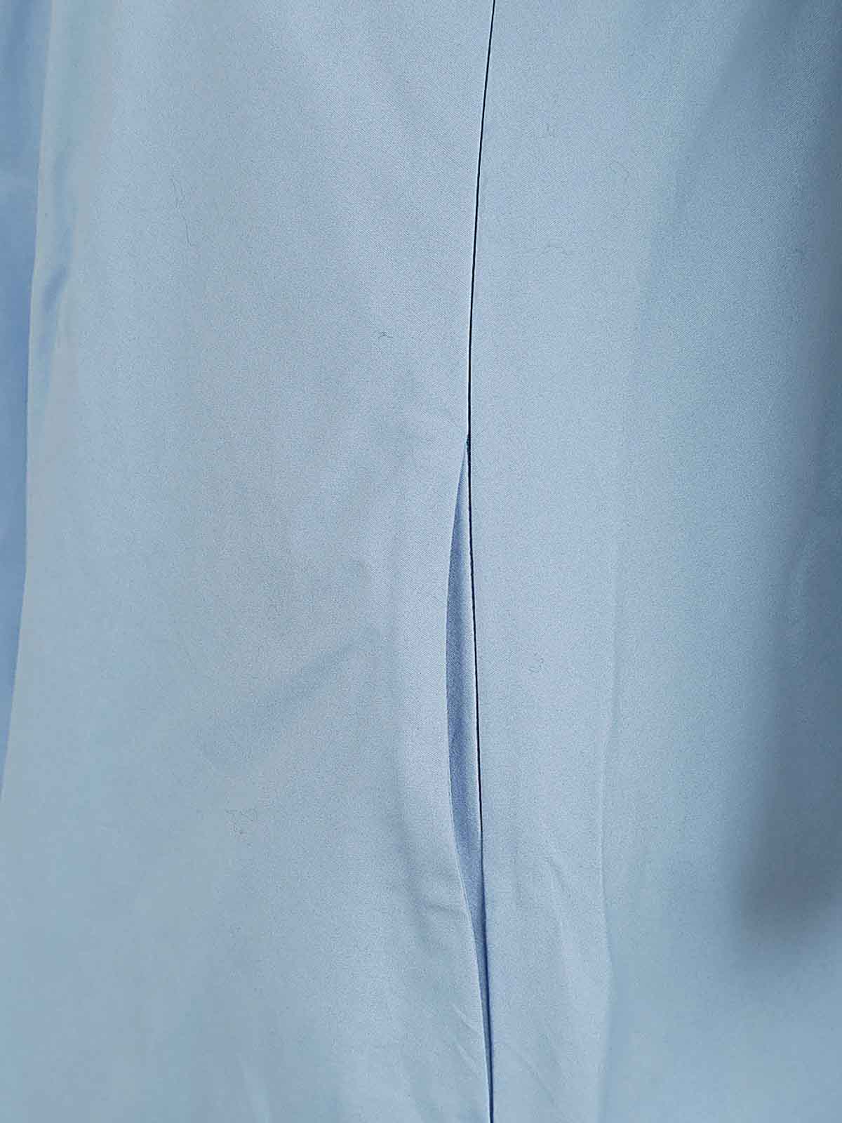 Shop N°21 Short Sleeve Midi Dress In Blue