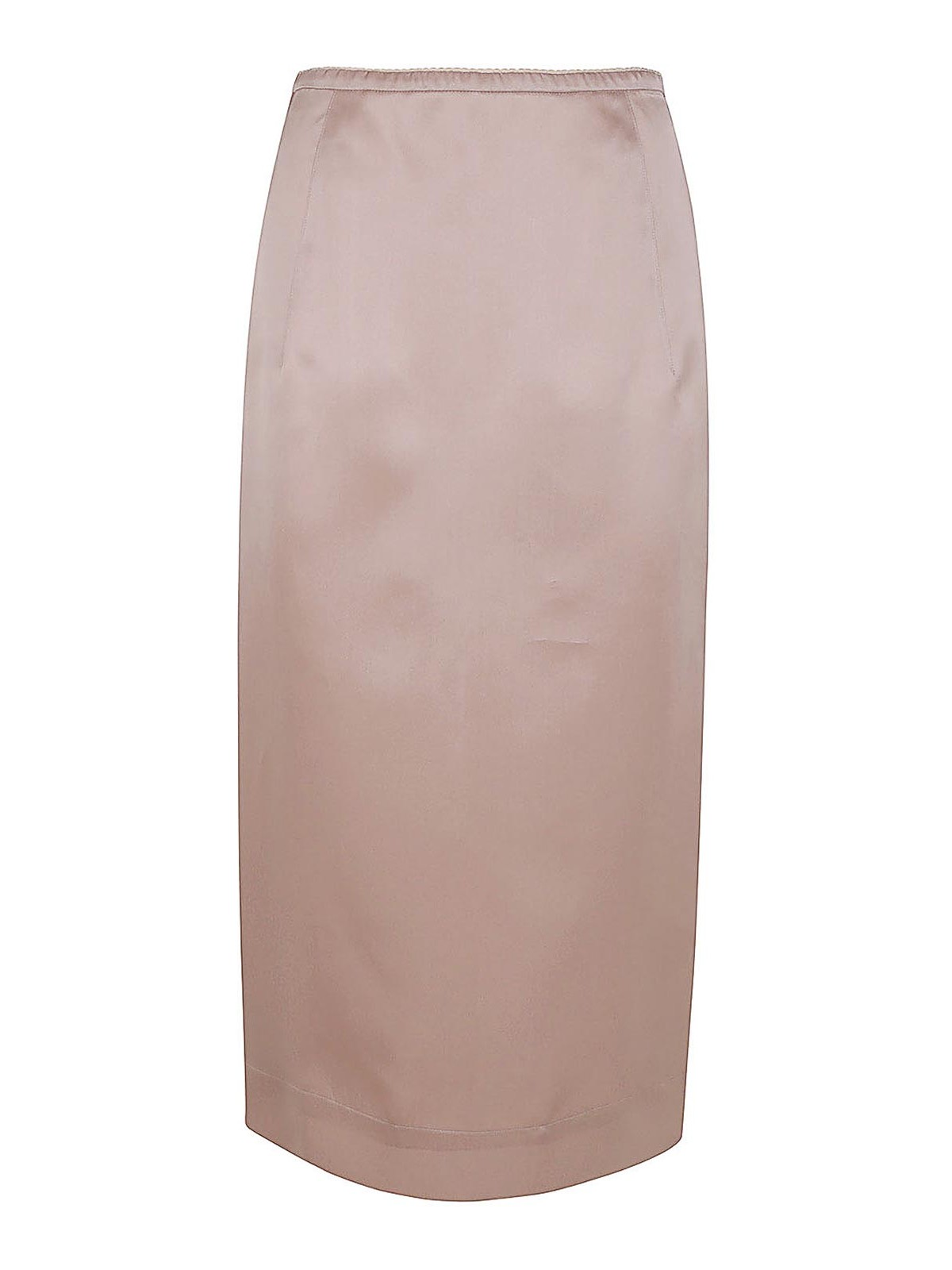 Shop N°21 Woven Skirt In Nude & Neutrals