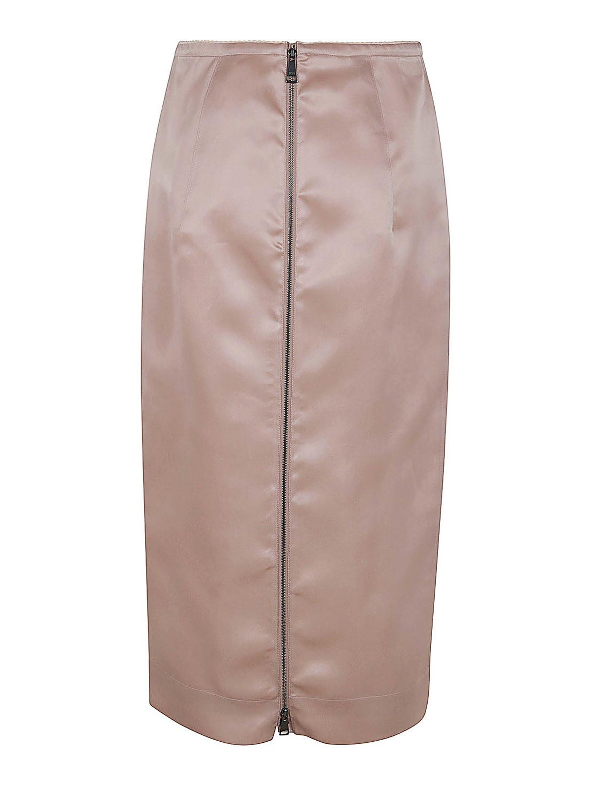 Shop N°21 Woven Skirt In Nude & Neutrals