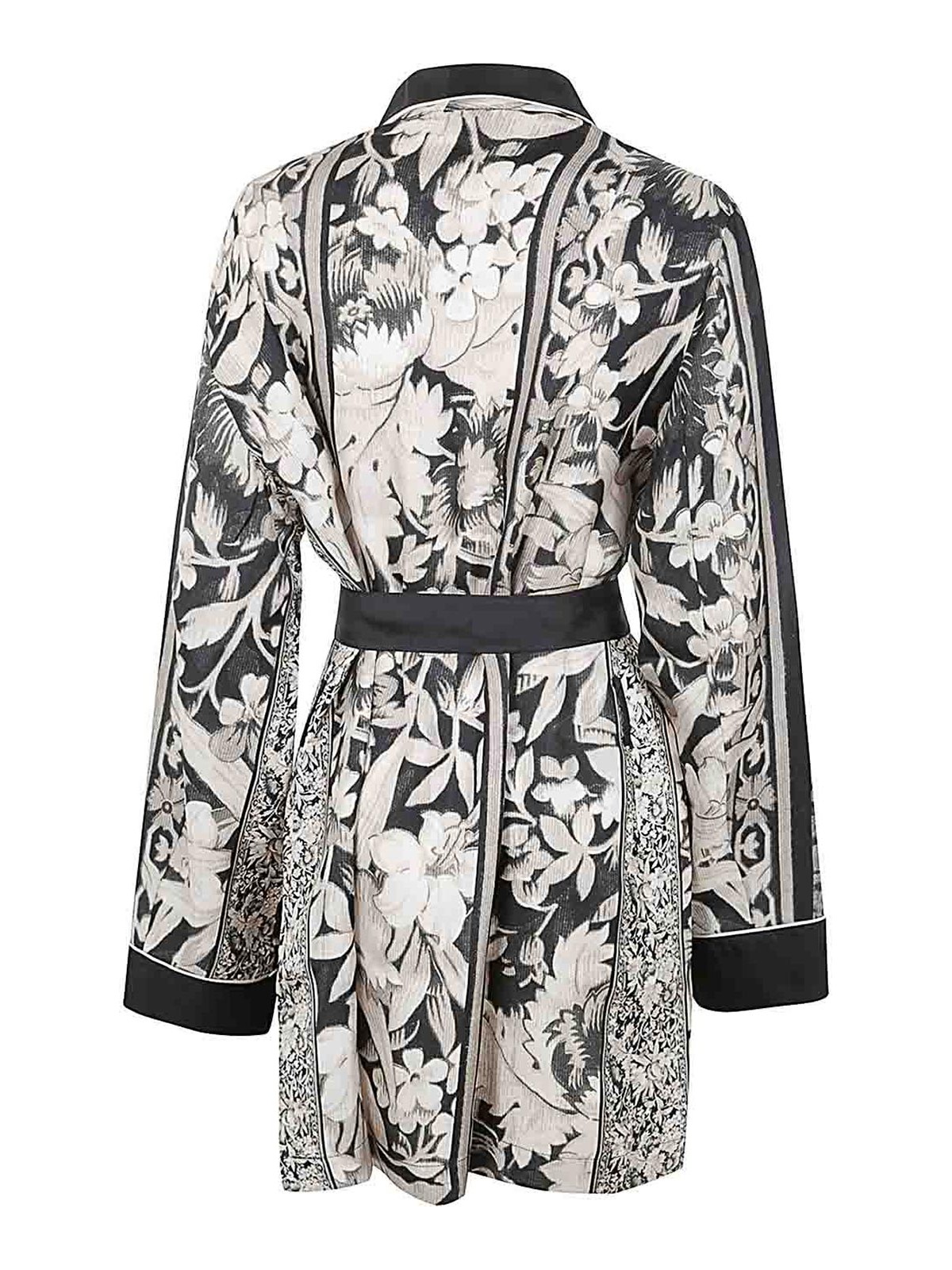 Shop Pierre-louis Mascia Printed Kimono In Multicolour