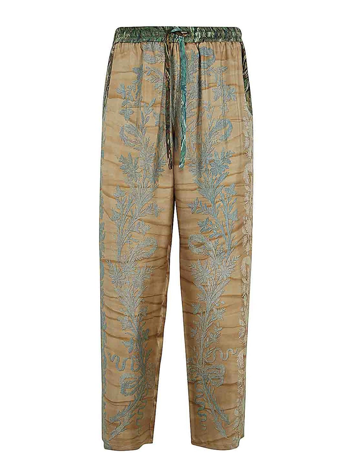 Shop Pierre-louis Mascia Printed Trouser In Multicolour