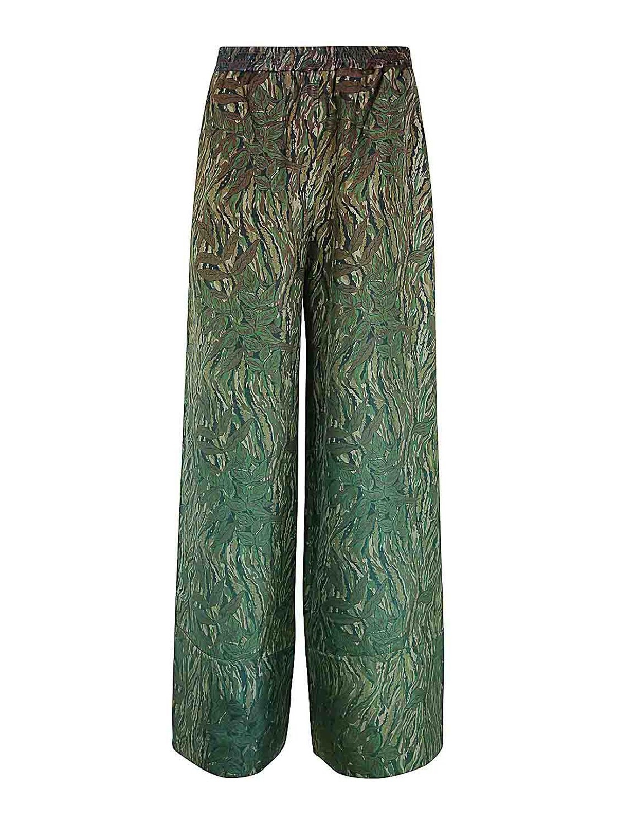 Pierre-louis Mascia Printed Trouser In Multicolour