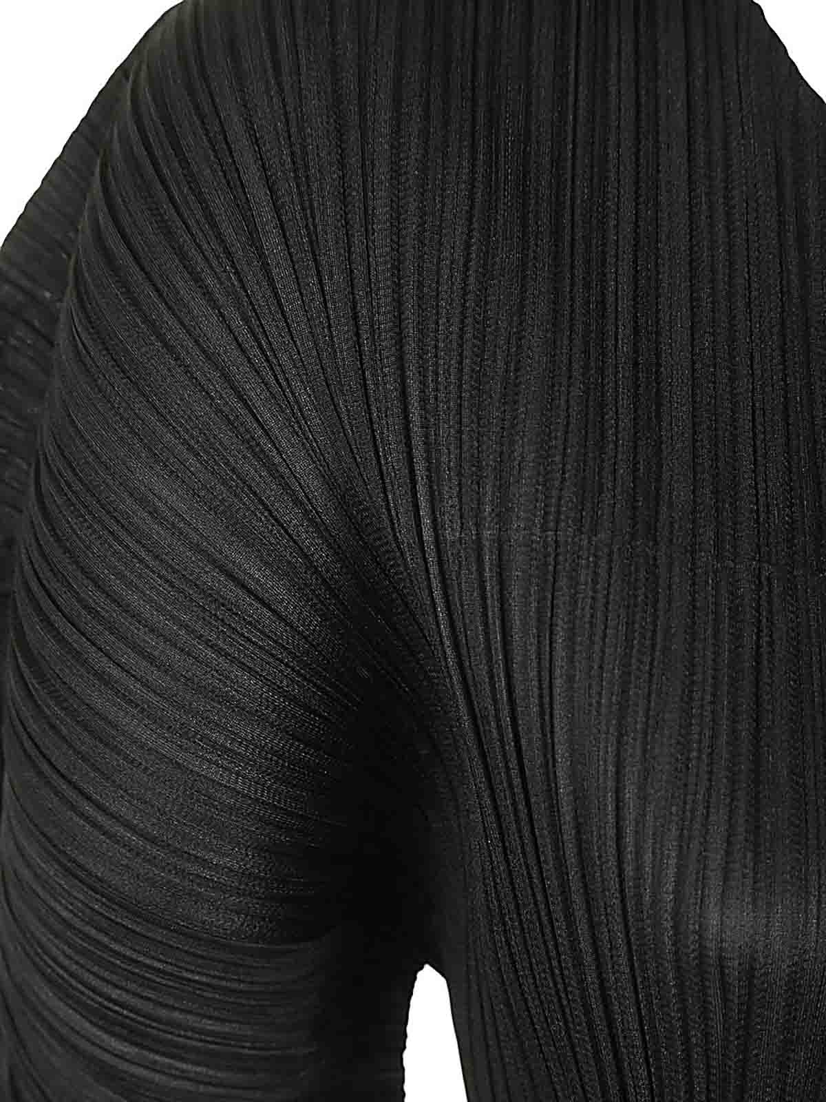 Pleats Please Issey Miyake カーディガン - 黒|PP46JA12415