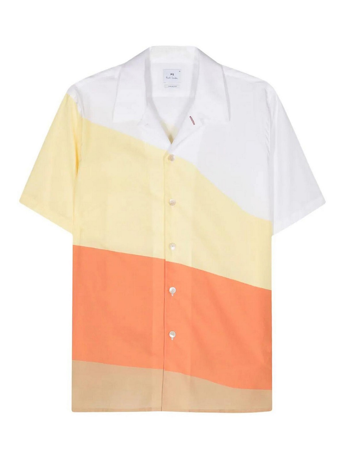 Shop Ps By Paul Smith Casual Shirt In Orange