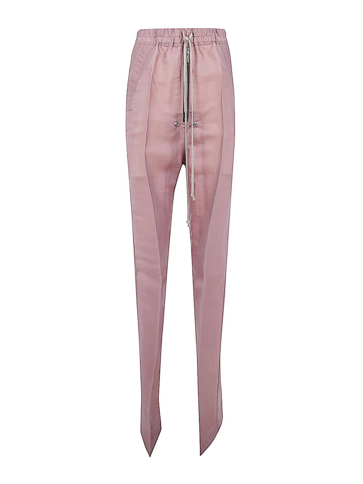Shop Rick Owens Drawstring Geth Belas Pants In Pink