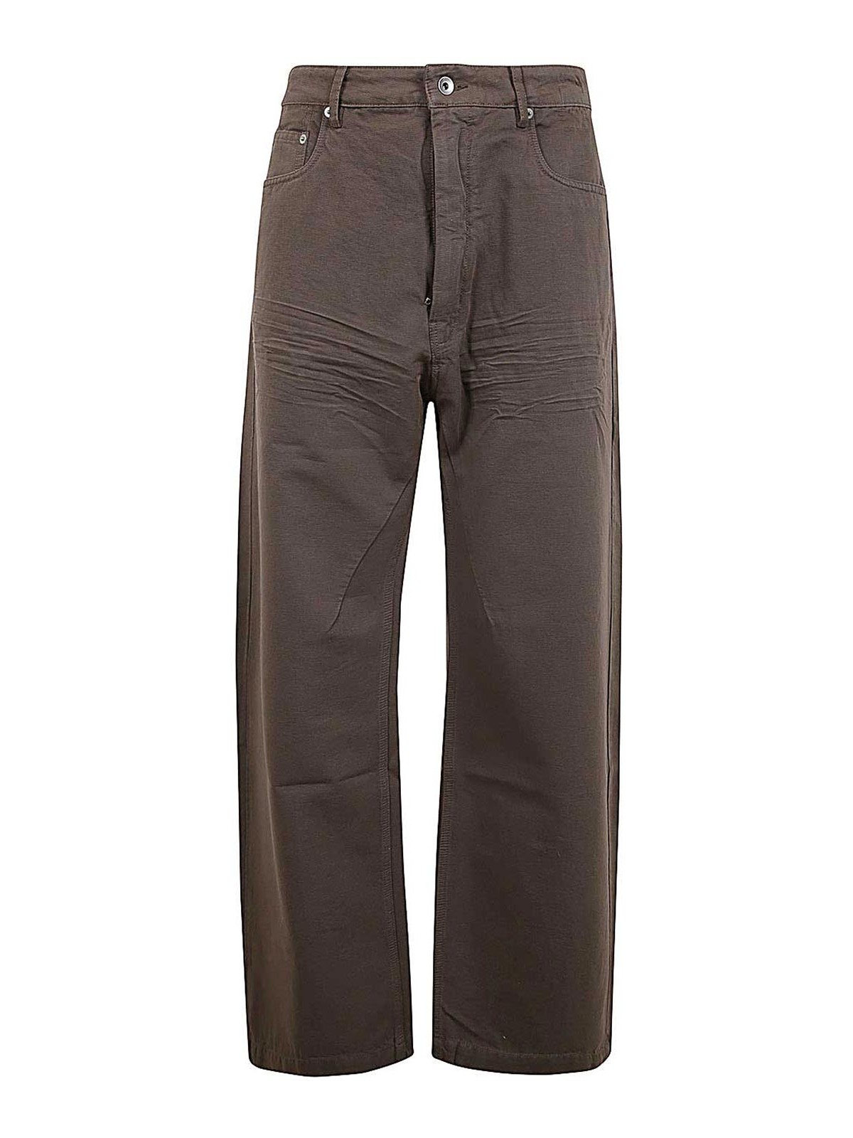 Shop Rick Owens Jeans Boot-cut - Marrón In Brown