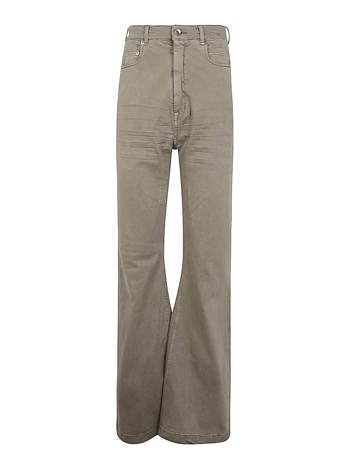 Rick Owens Bolan Bootcut Jeans In Grey