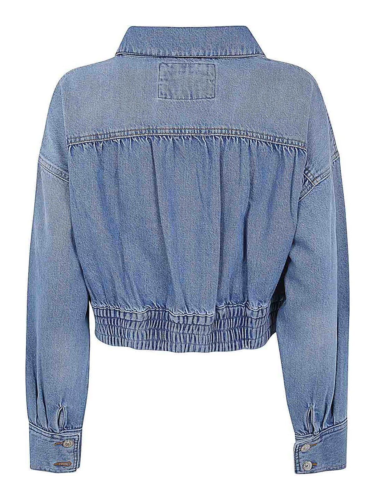 Shop Roy Rogers Ginevra Jacket In Blue