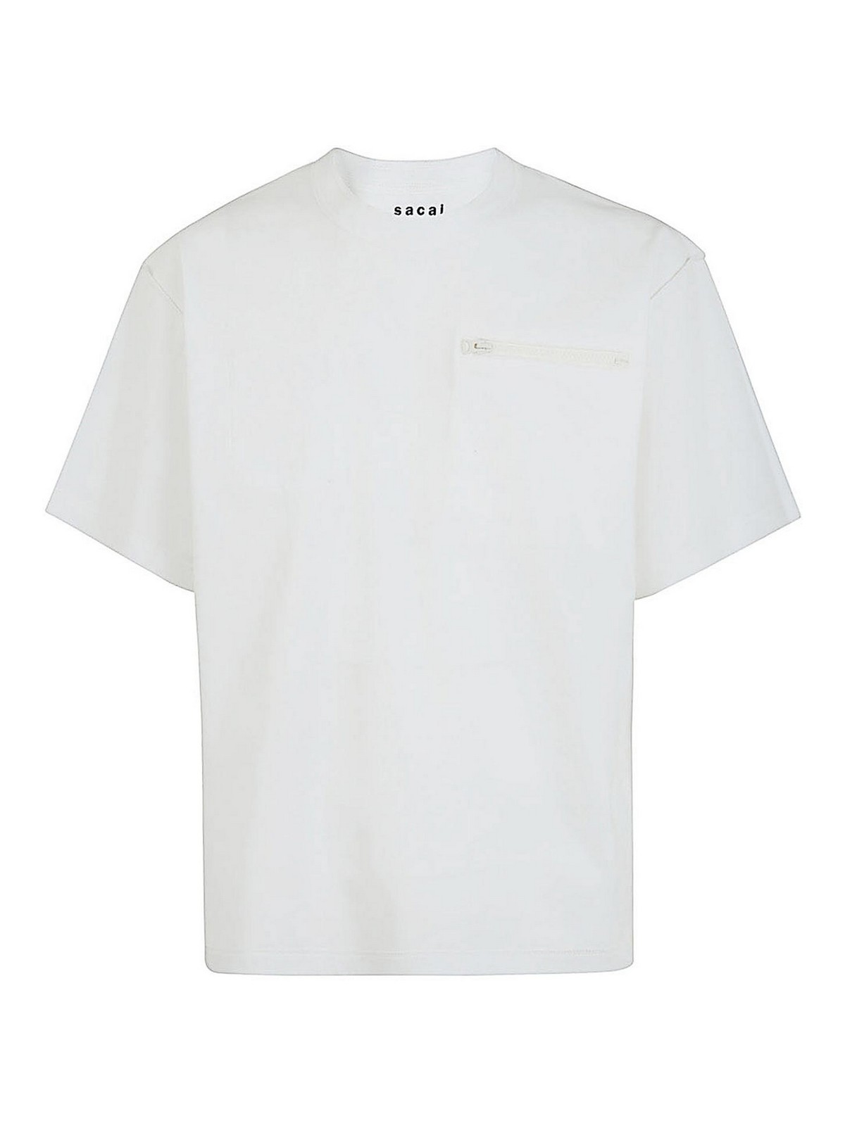 Shop Sacai Camiseta - Blanco In White