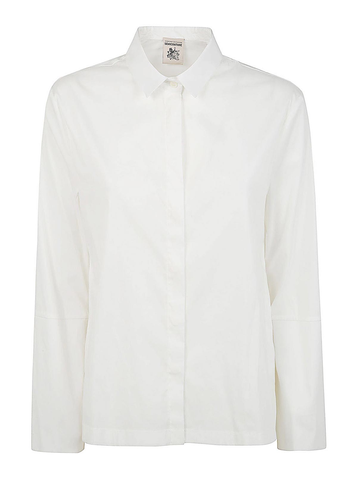 Shop Semicouture Cleonide Shirt In White