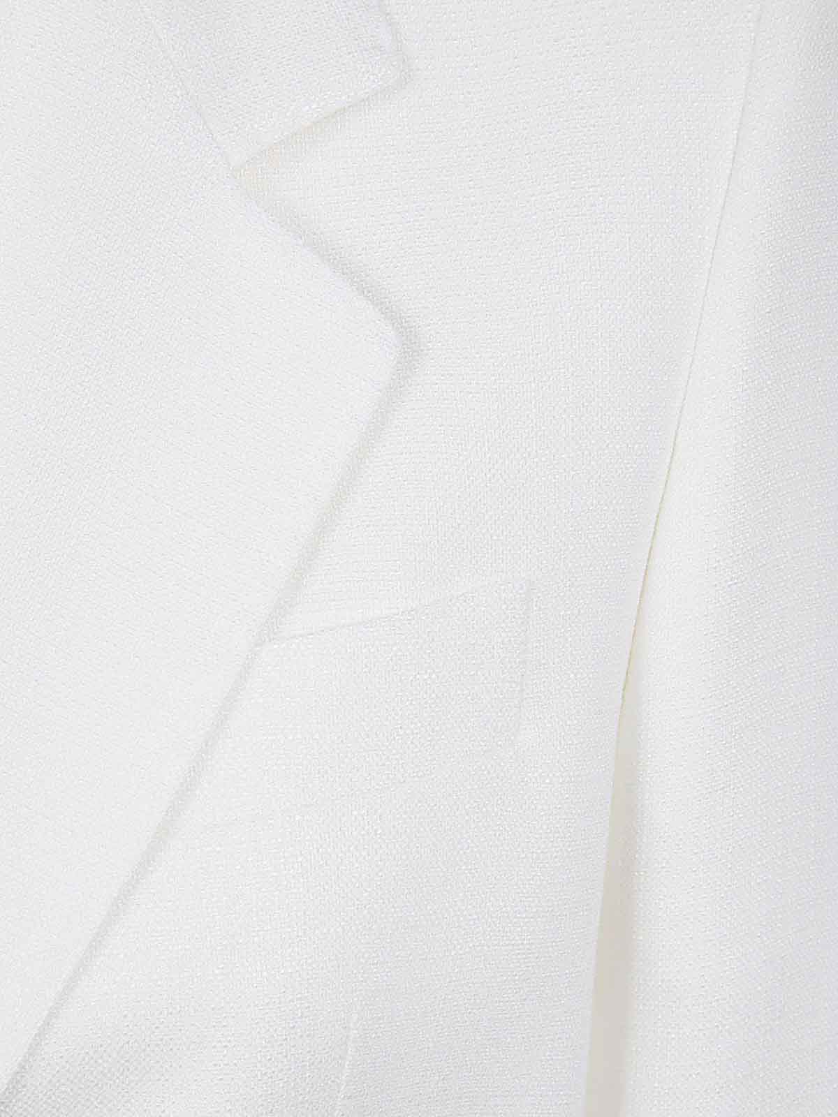 Shop Tagliatore Parigi12 Single Breasted Jacket In White
