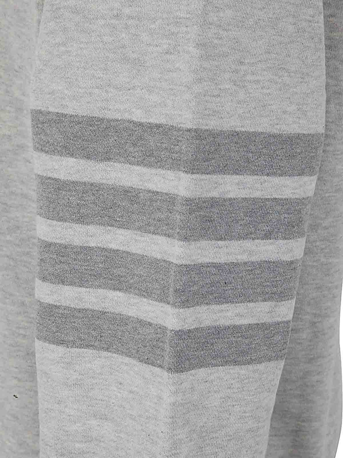 Shop Thom Browne Crew Neck Sweatshirt Classic Loopback In Grey