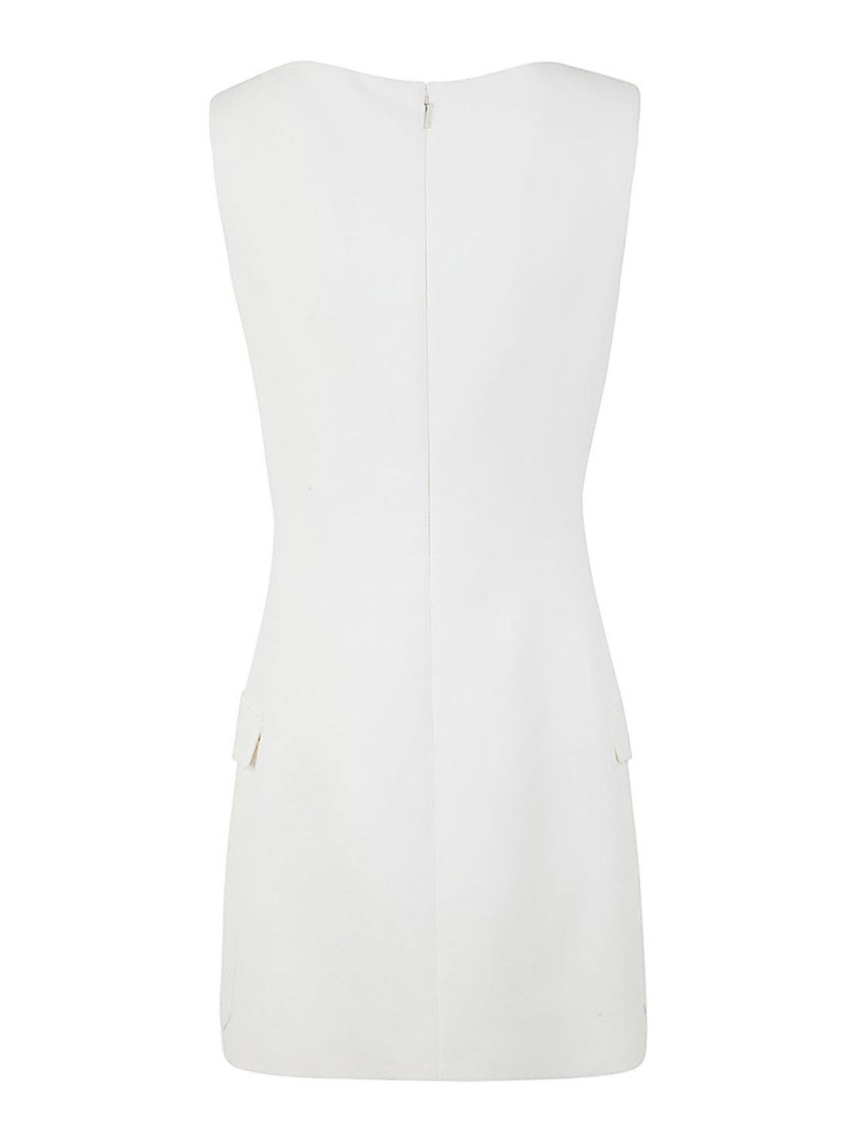 Shop Versace Dress In White