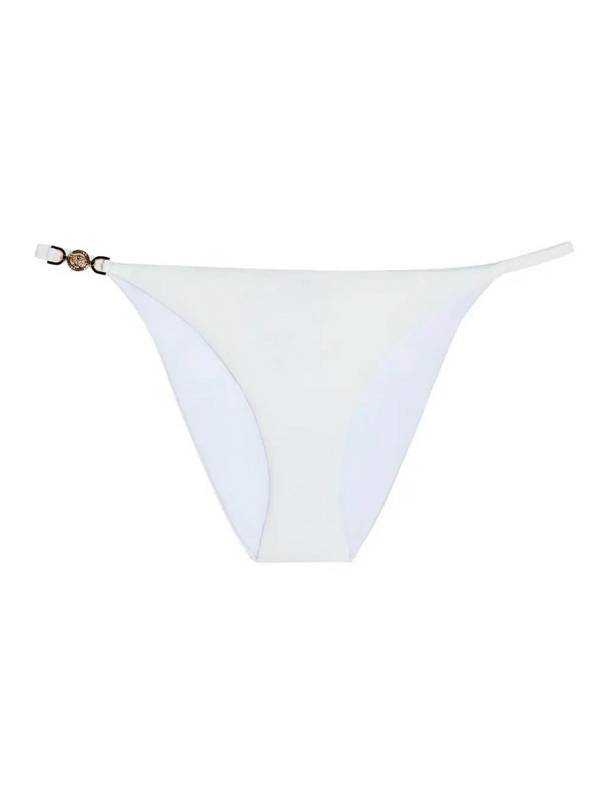 Shop Versace Greek Chain Bikini In White