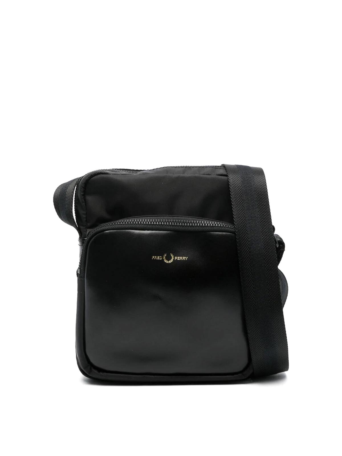 Shop Fred Perry Crossbody Bag In Black