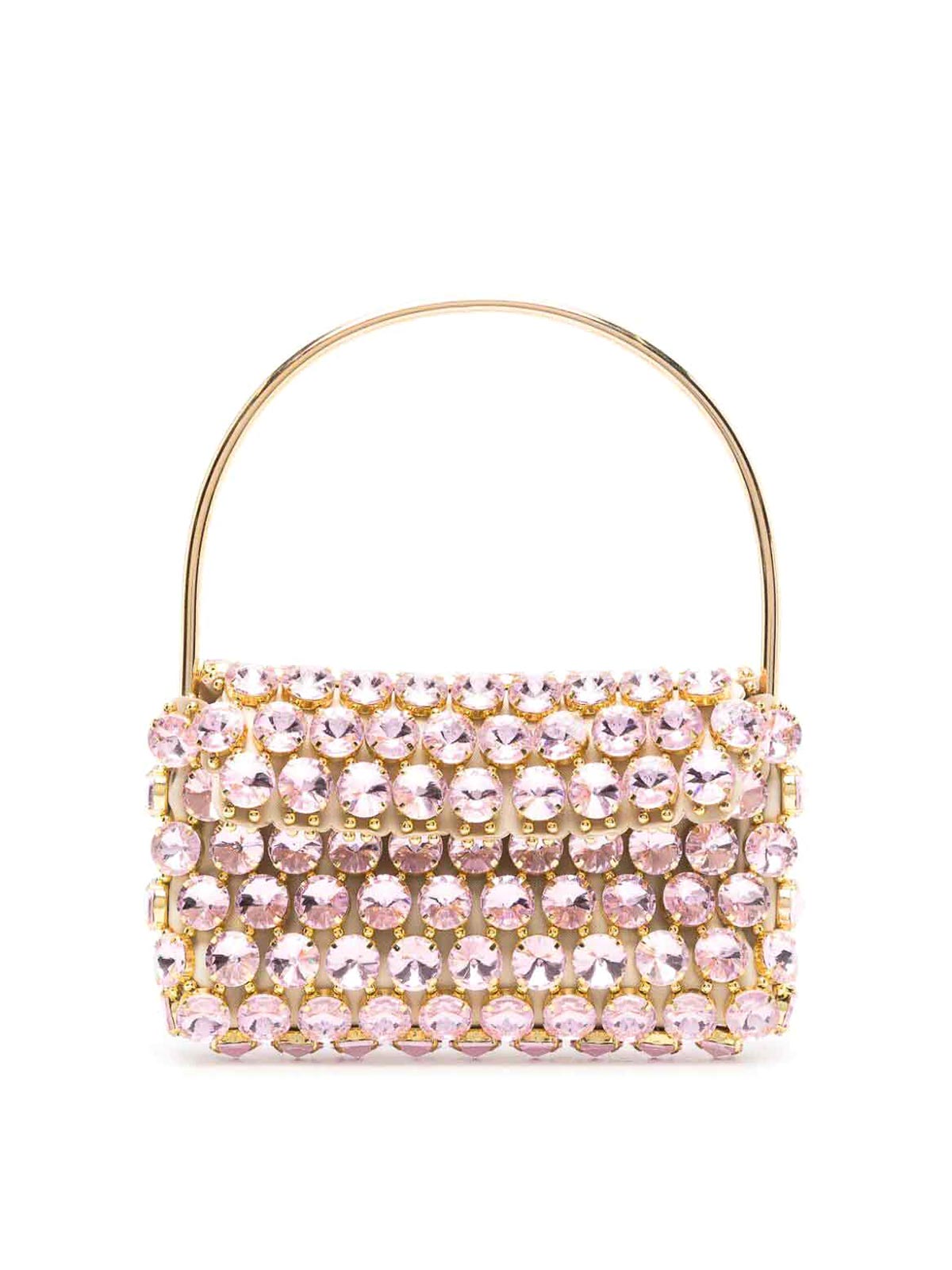 Shop Vanina Clochette Baguette Bag In Pink