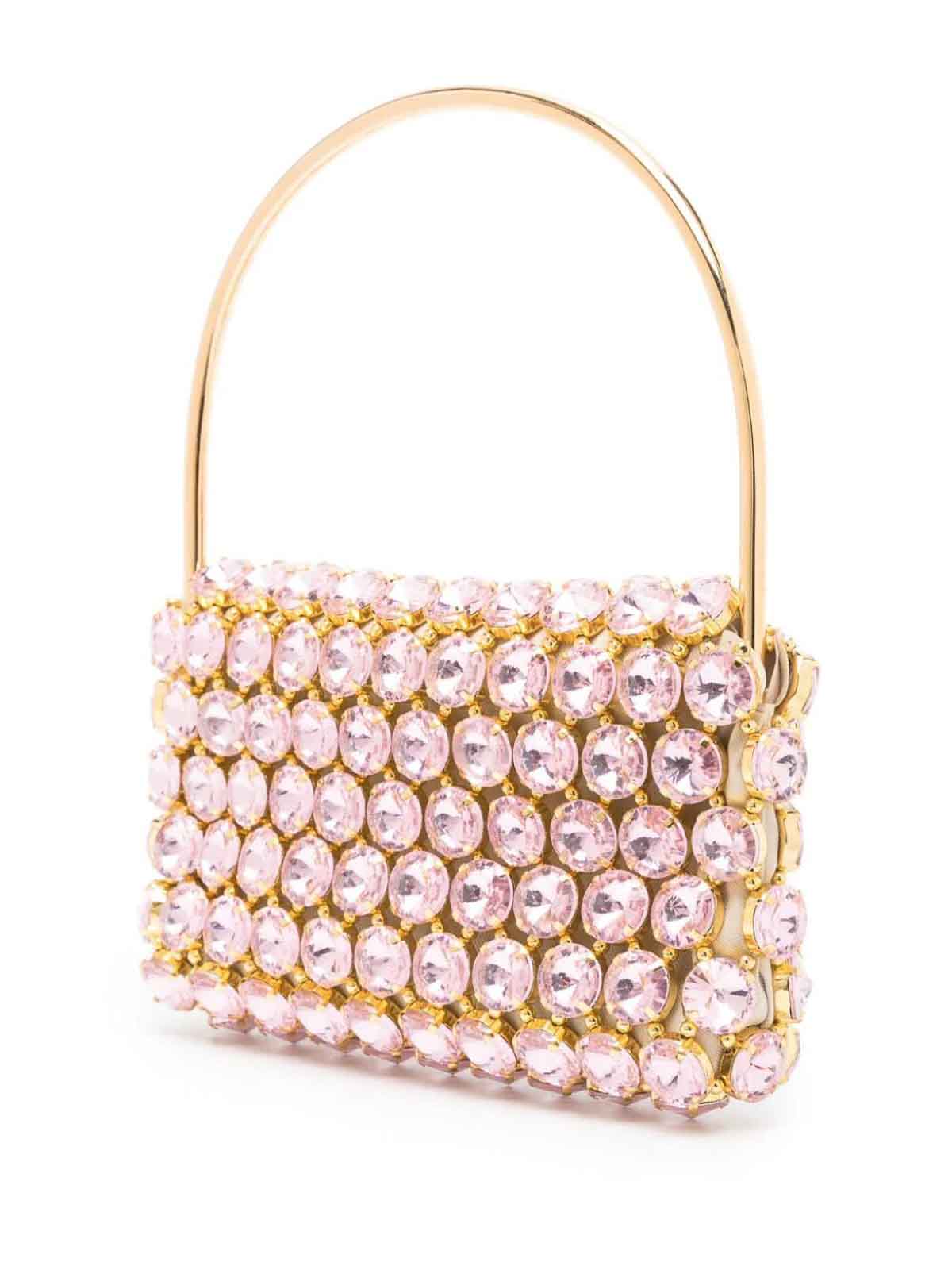 Shop Vanina Clochette Baguette Bag In Pink