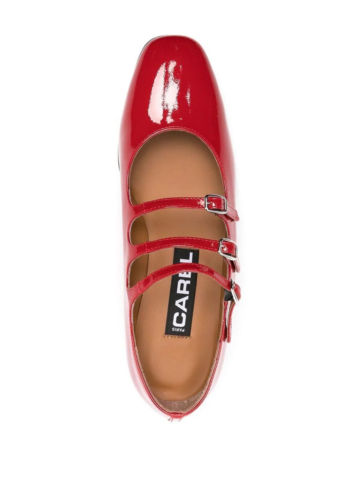 Shop Carel Paris Arianna Mary Jane - Rojo In Red
