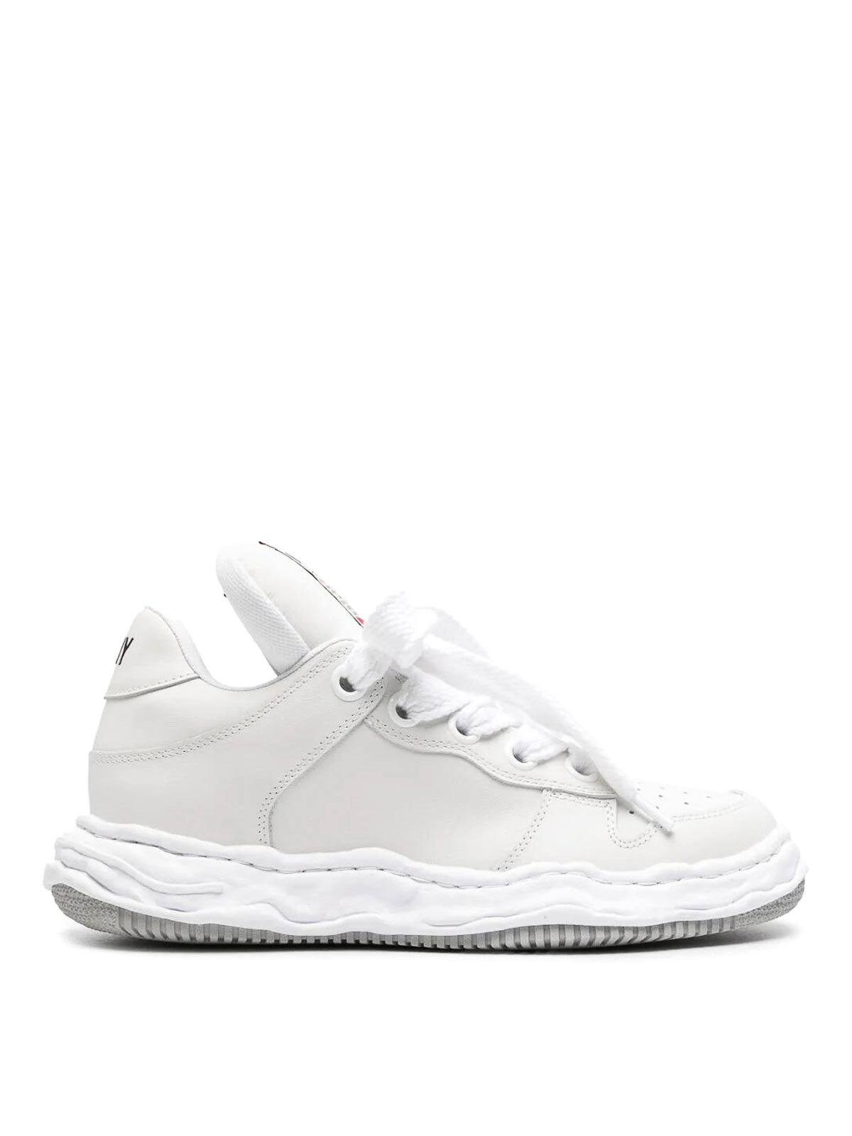 Shop Miharayasuhiro Wayne Sneakers In White