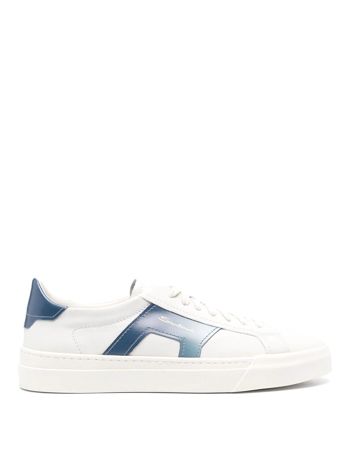 Shop Santoni Dbs  Sneakers In White