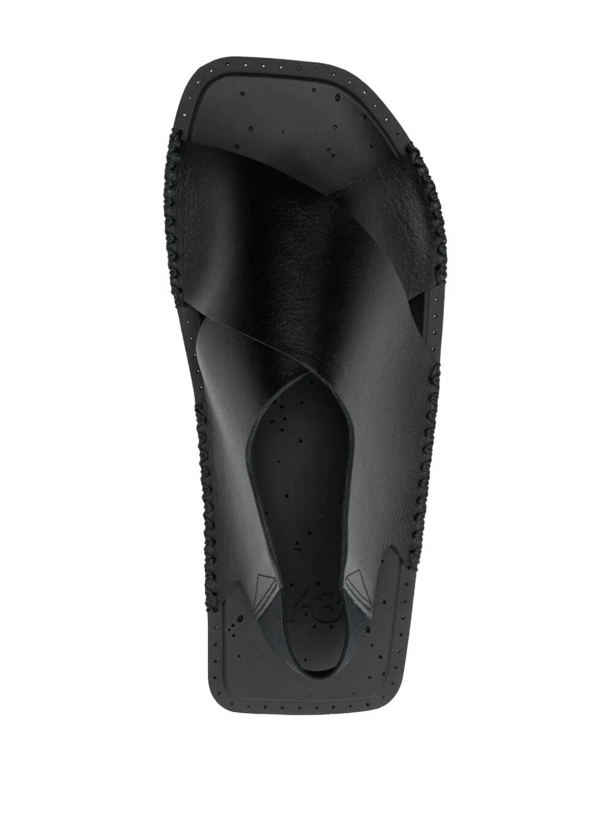 Shop Y-3 Sandal In Black