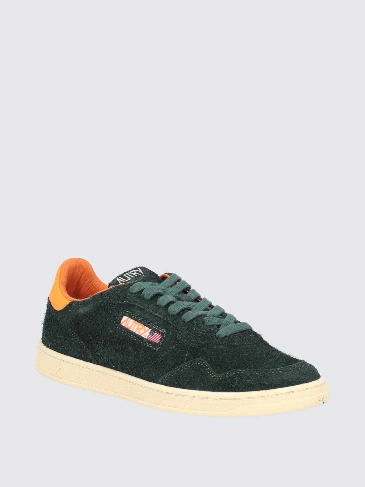 Shop Autry Suede Low Sneakers In Blue