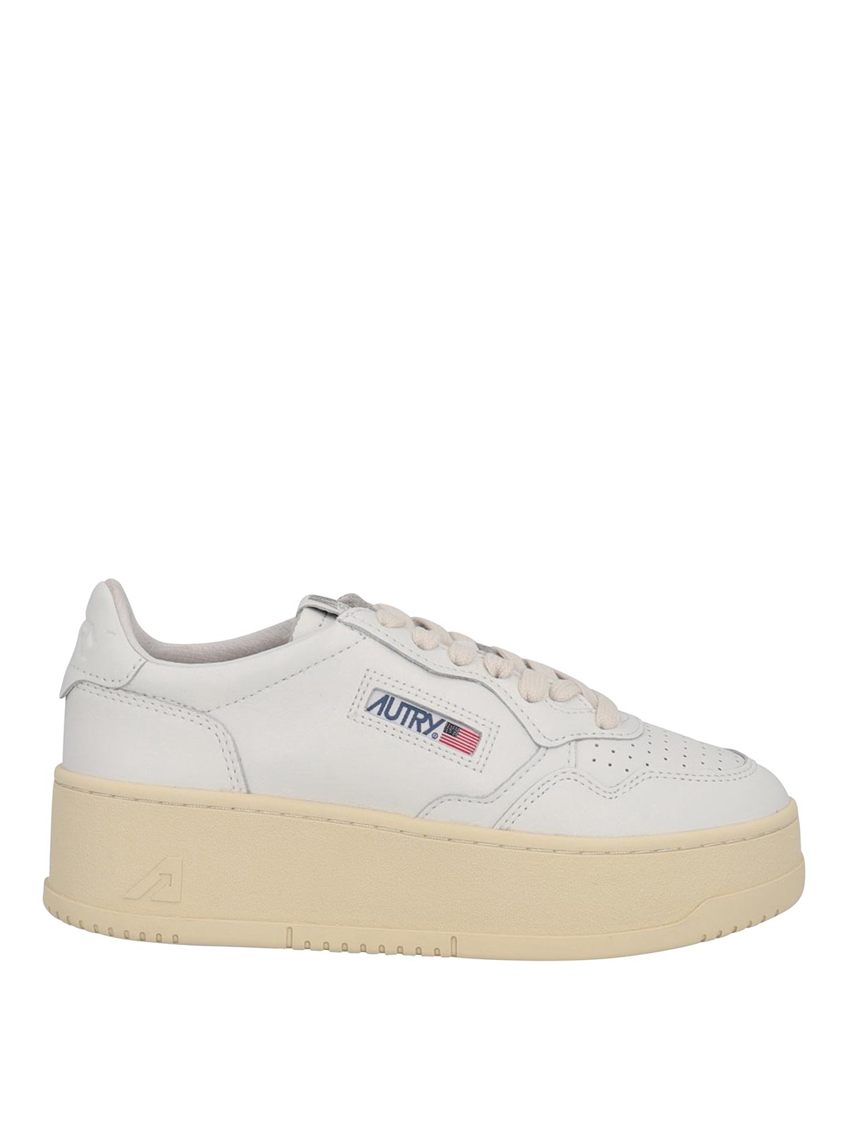 Autry Platform Sneakers In White