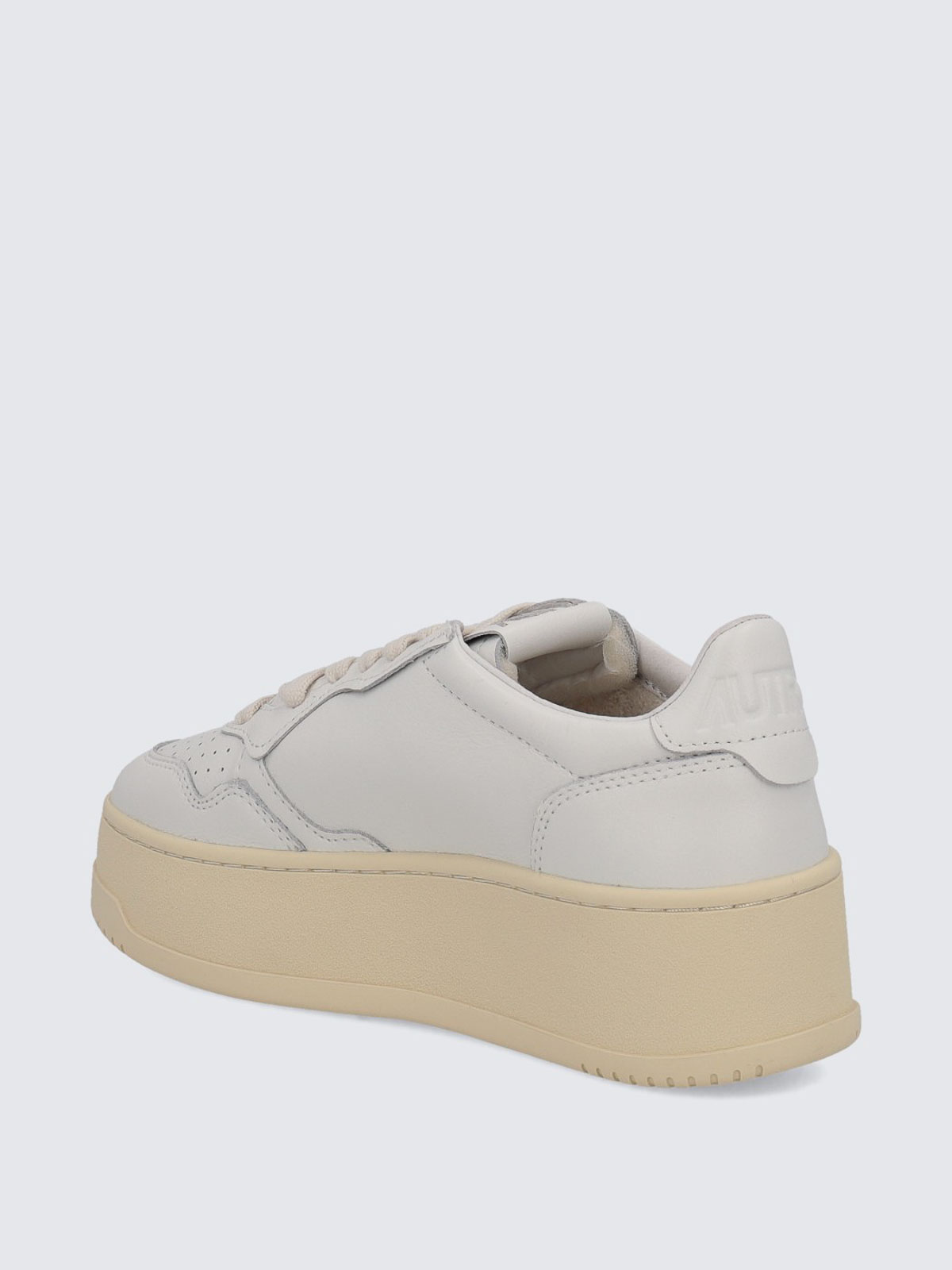 Shop Autry Platform Sneakers In White