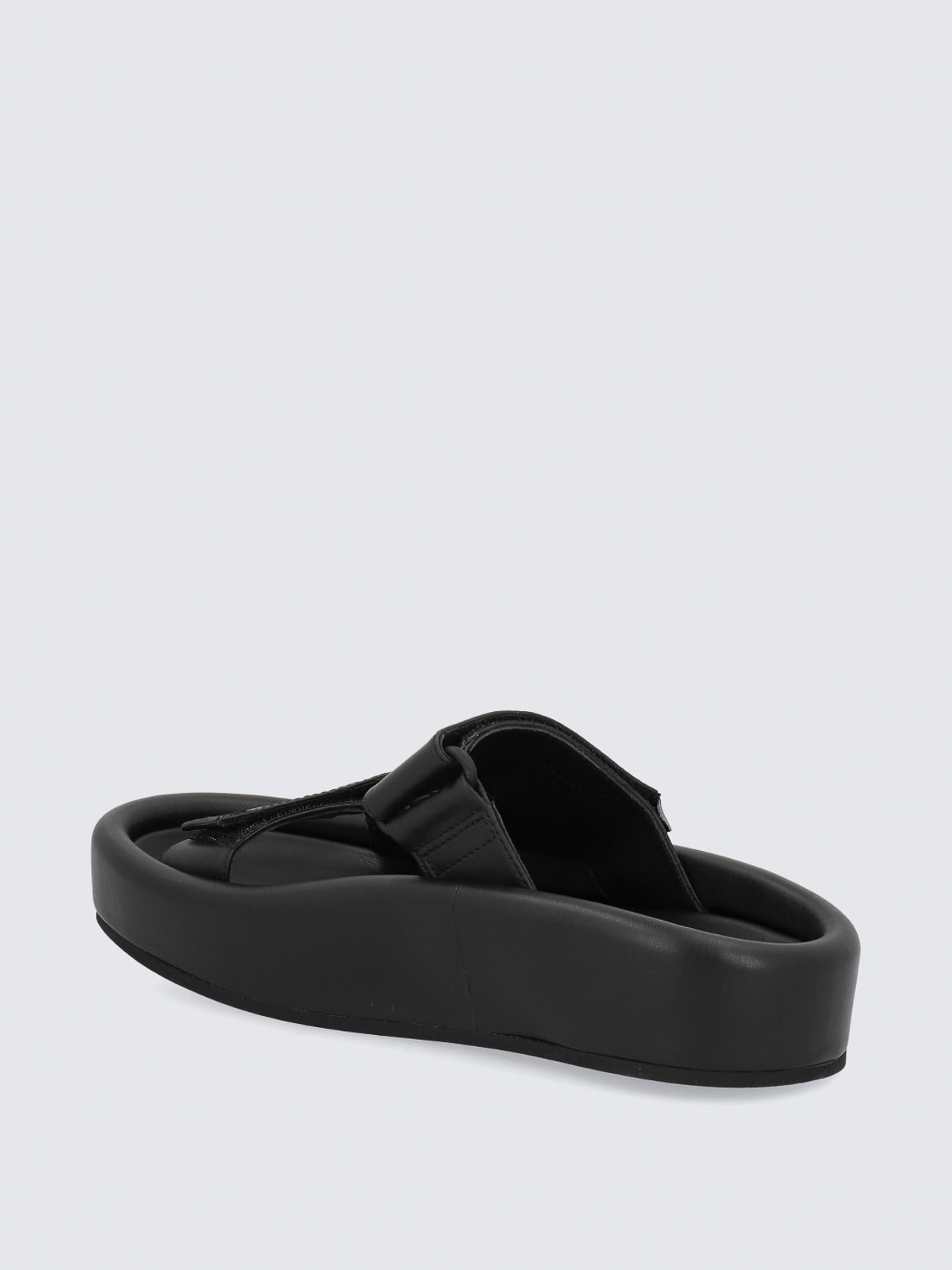 Shop Mm6 Maison Margiela Chunky Sandals In Black