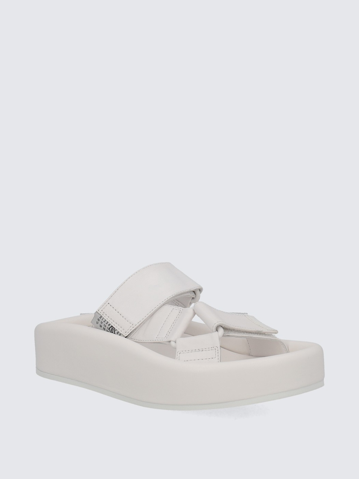 Shop Mm6 Maison Margiela Chunky Sandals In White