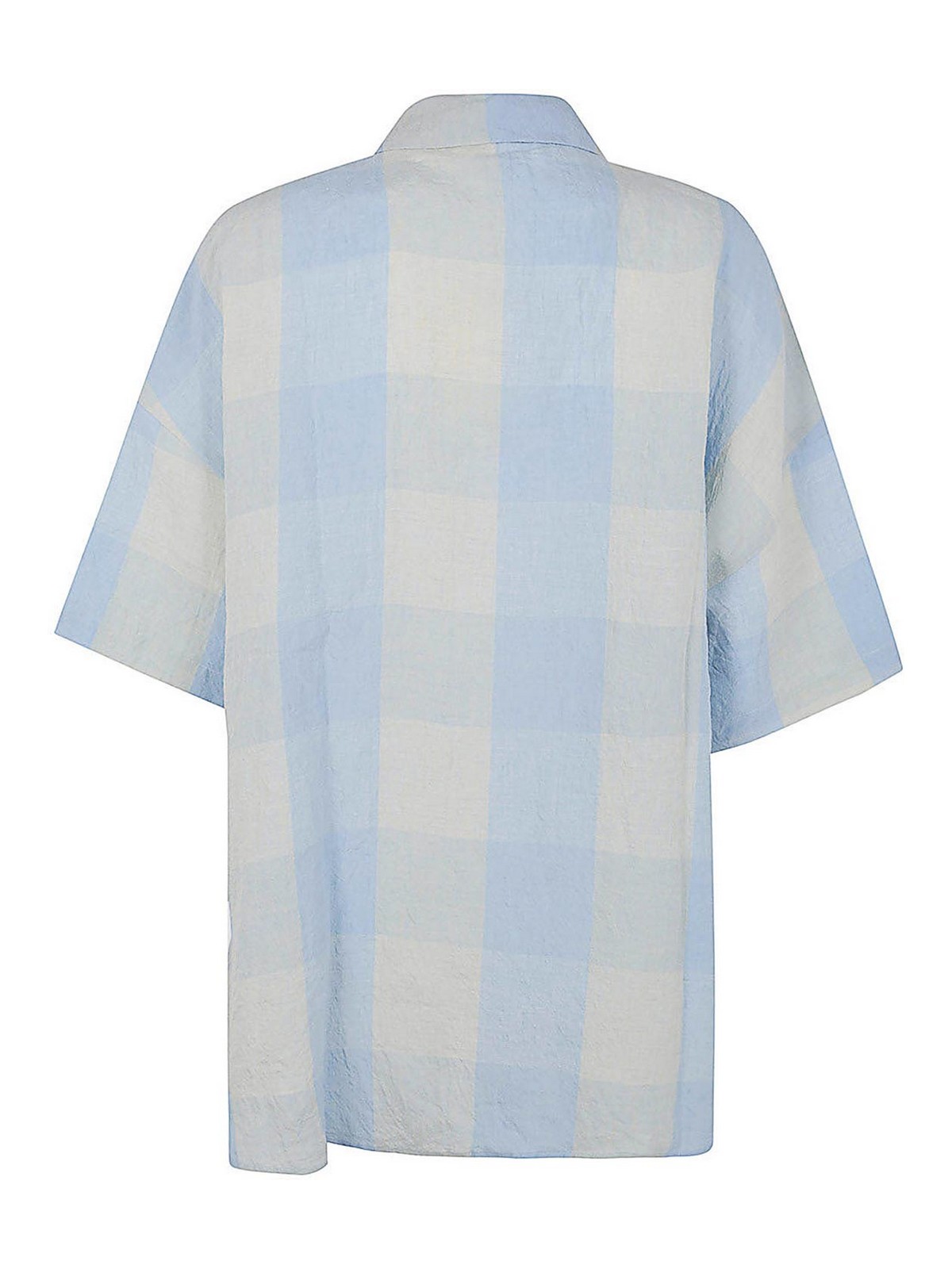 Shop Apuntob Short Sleeves Shirt In Blue