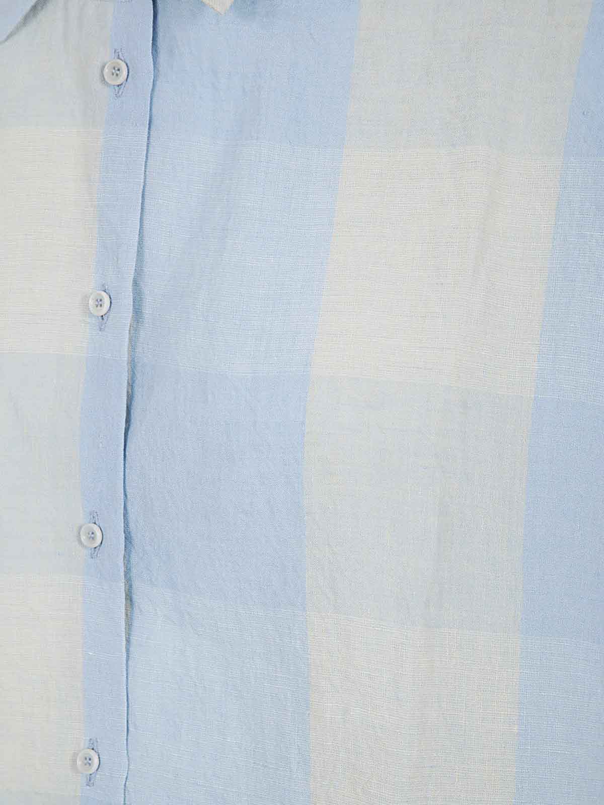 Shop Apuntob Short Sleeves Shirt In Blue