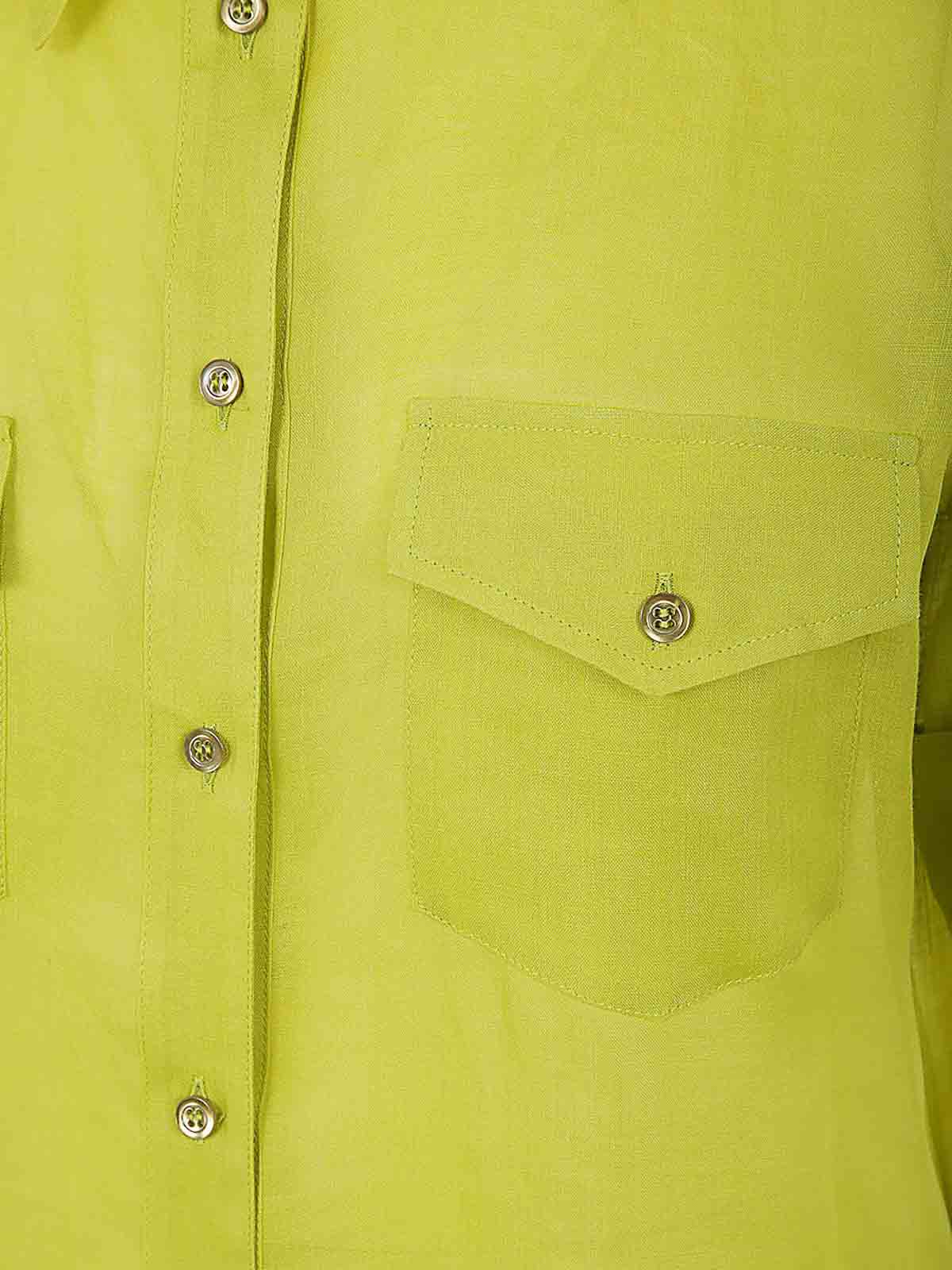 Shop Antonelli Firenze Aster 3/4 Sleeves Shirt In Green