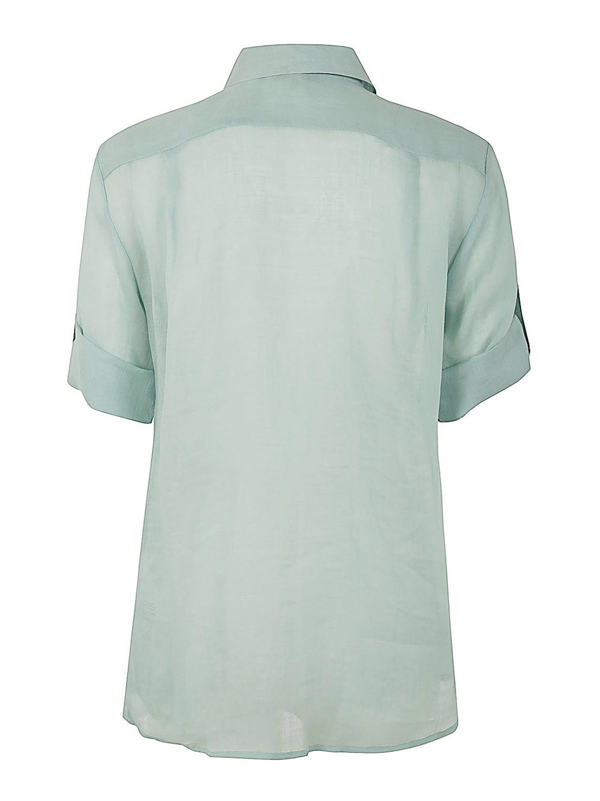 Shop Antonelli Firenze Aster 3/4 Sleeves Shirt In Blue