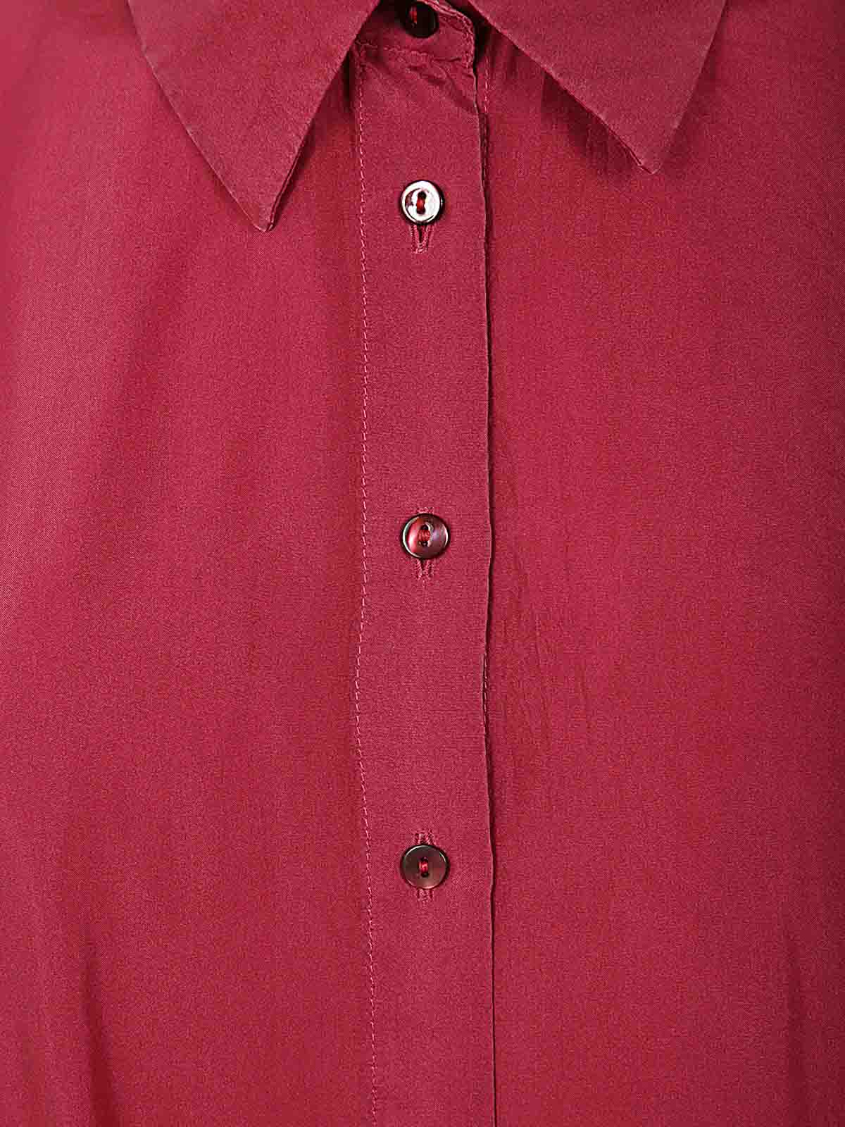 Shop Antonelli Firenze Bassano Short Sleeves Oversized Shirt In Red