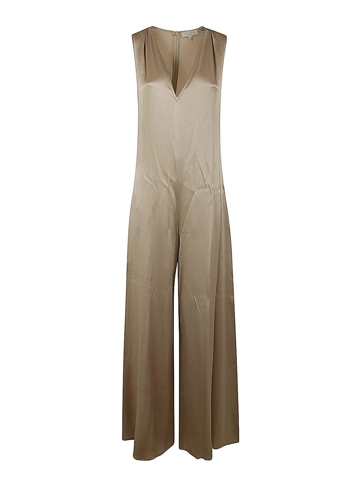 Shop Antonelli Firenze Mccurry Sleeveless Jumpsuit In Brown
