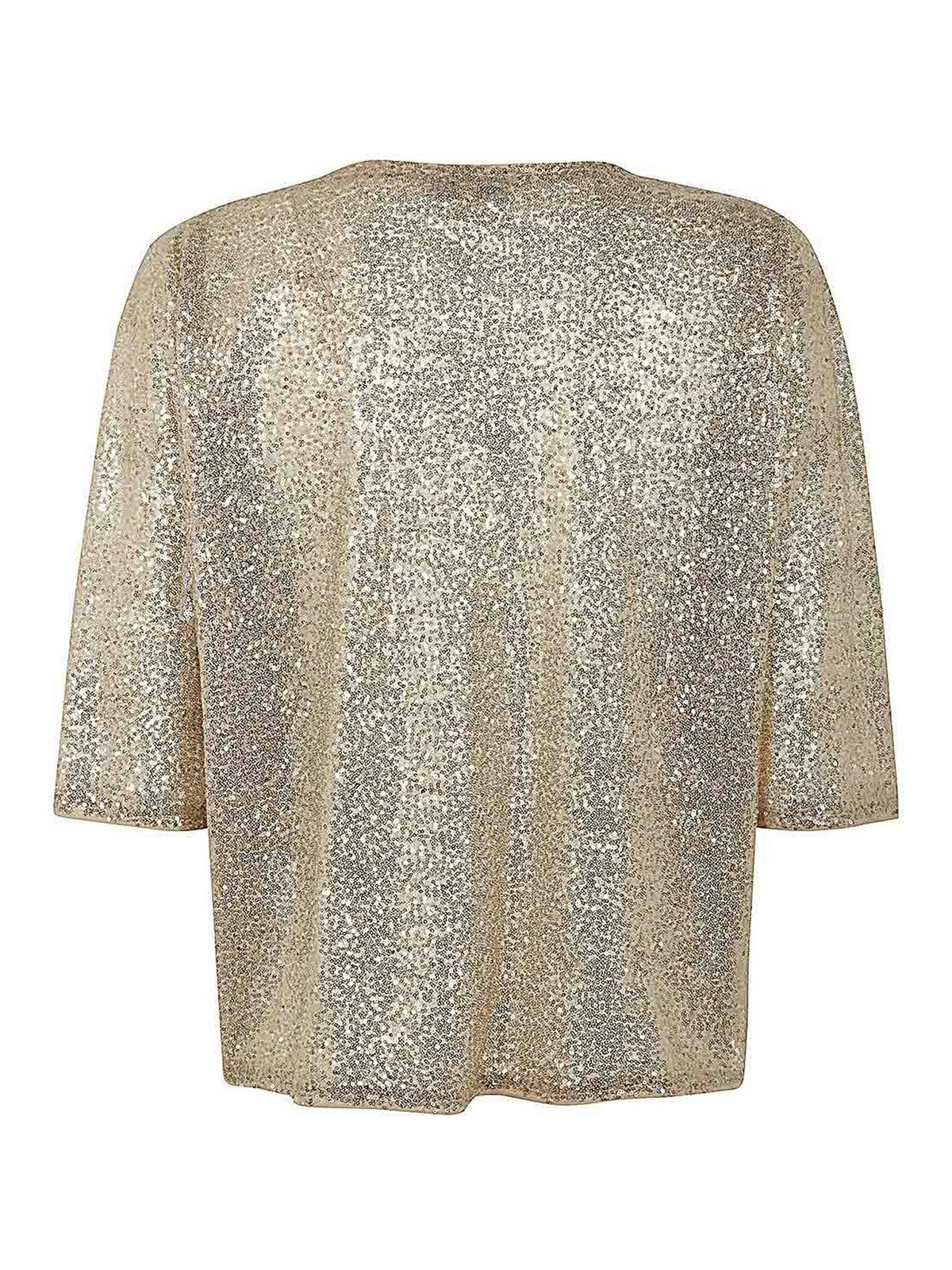 Shop Antonelli Firenze Duncan Jacket With Paillettes In Silver