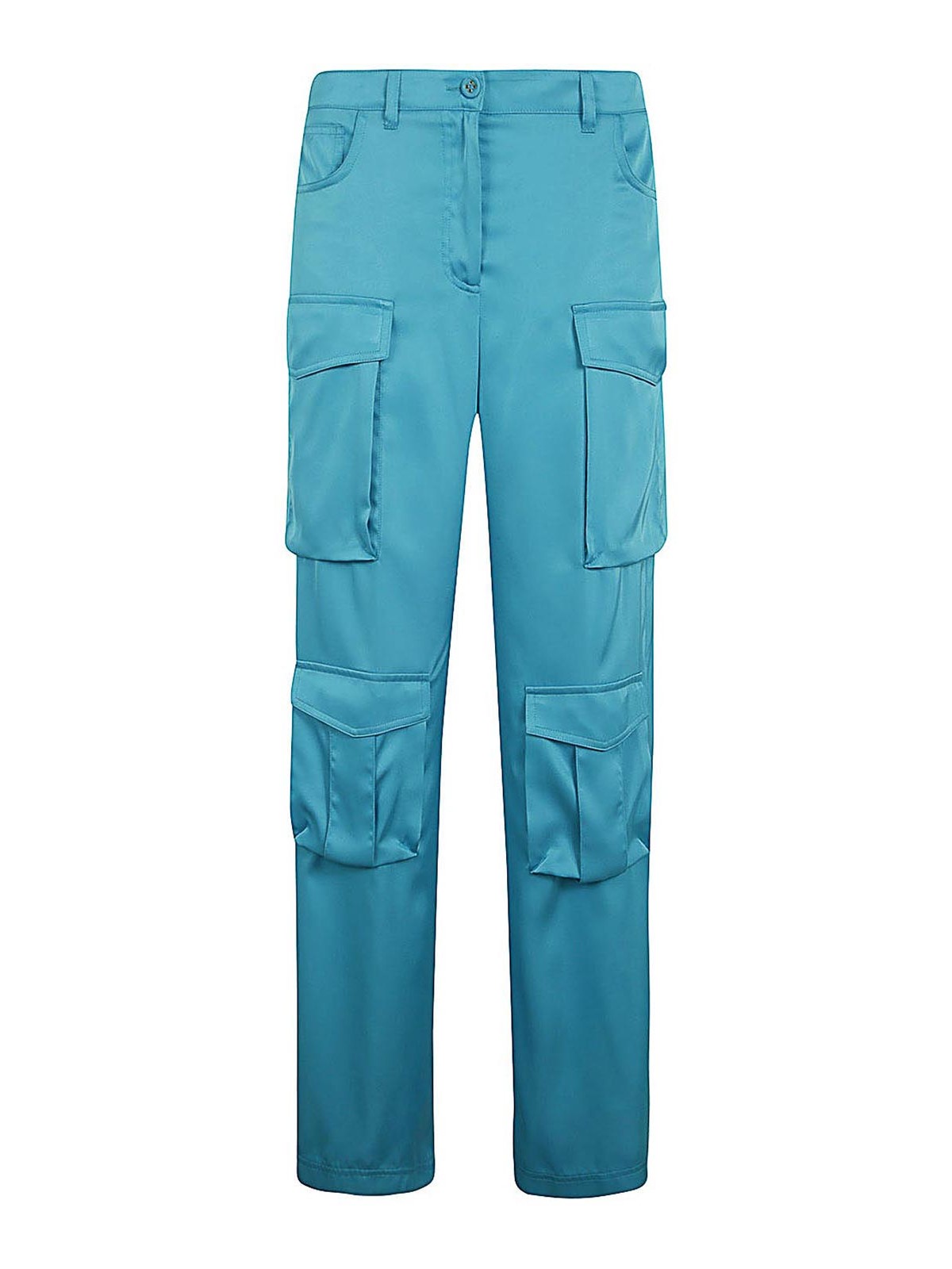 Shop Blugirl Cargo Pants In Blue