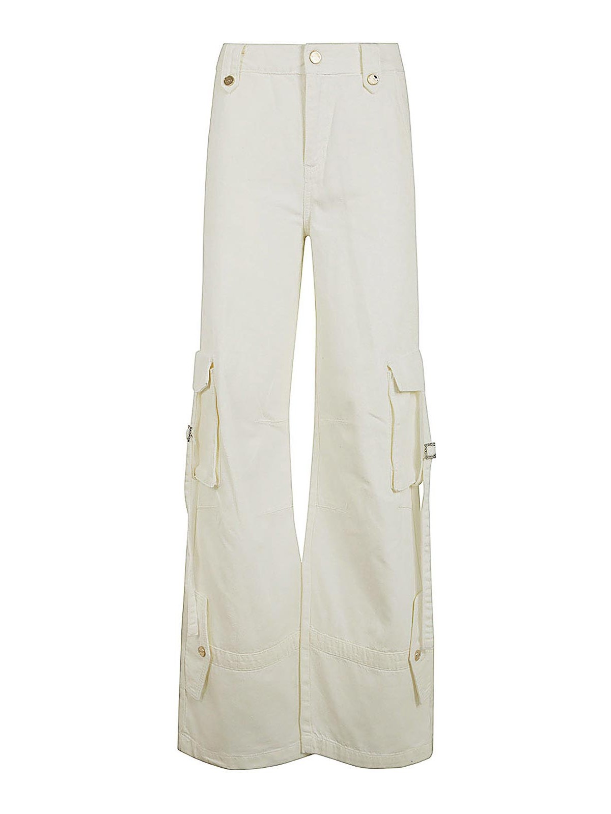 Shop Blugirl Cargo Pants In White