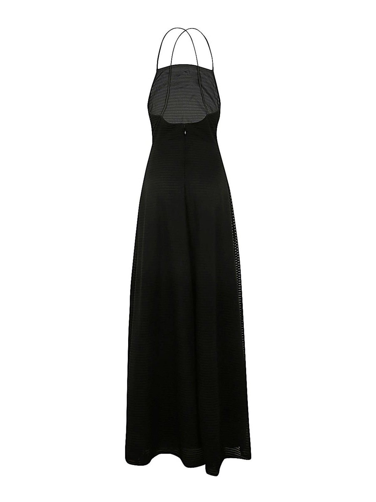 Shop Emporio Armani Vestido Largo - Negro In Black