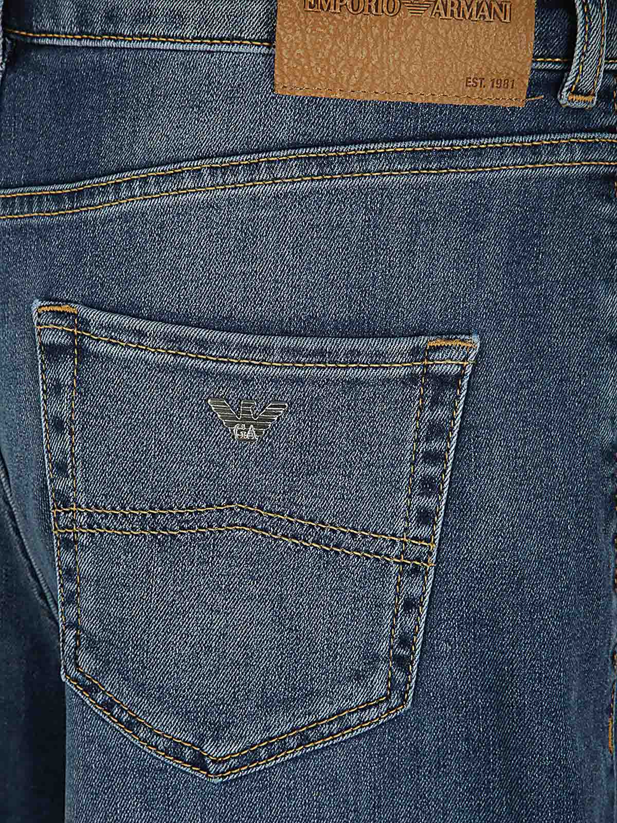 Emporio Armani Wide Leg Jeans - Blue - Women | 3D2J1C2DY4Z0942