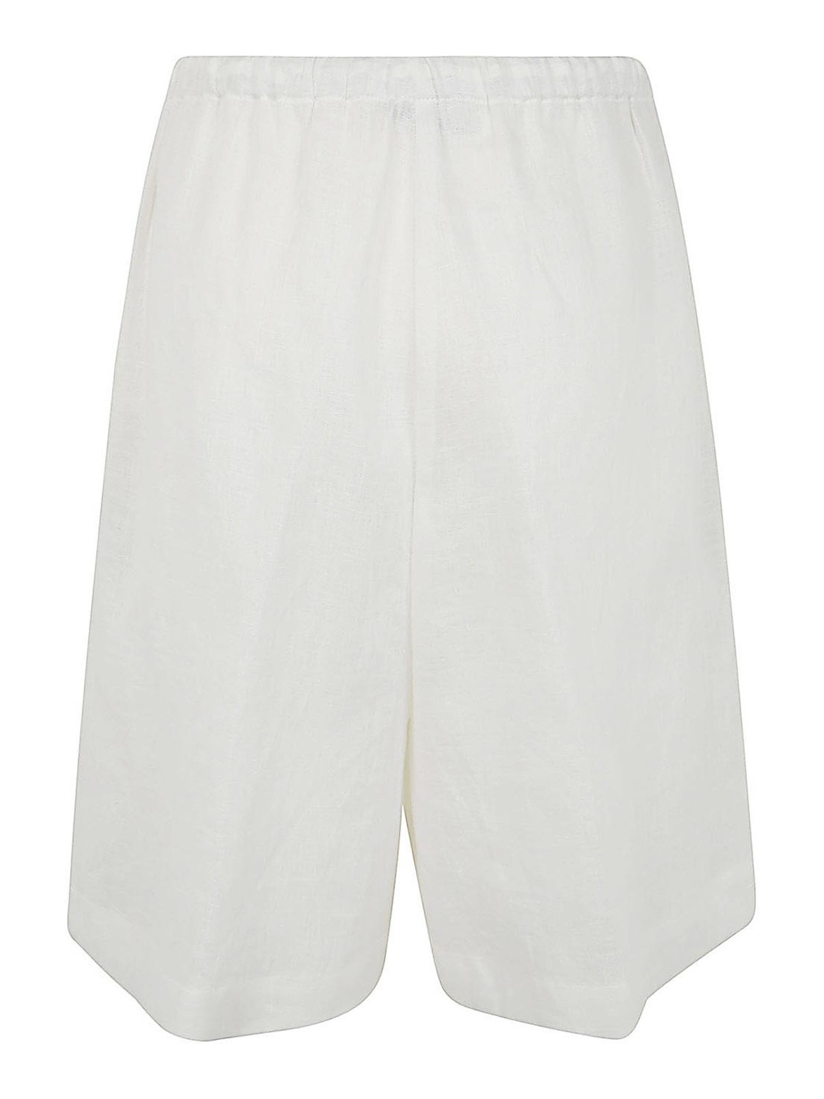 Shop Liviana Conti Coulisse Shorts In White