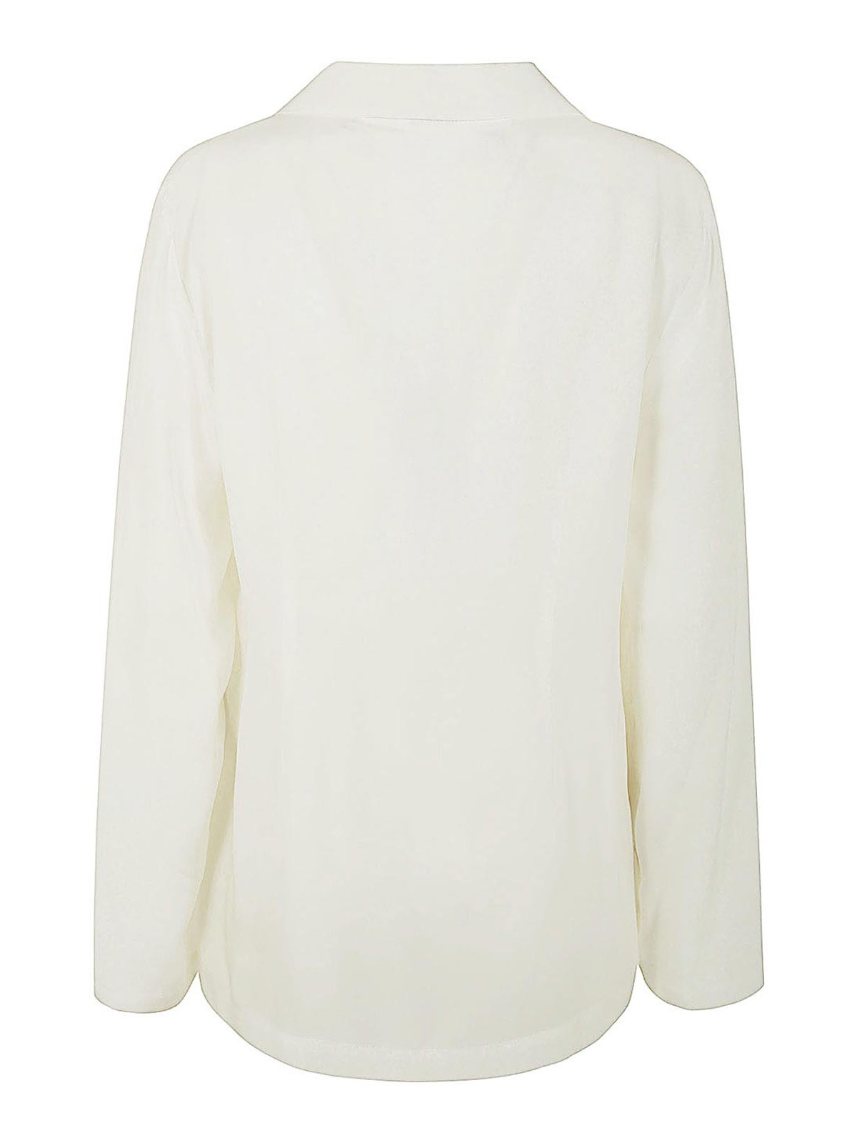 Shop P.a.r.o.s.h Shirt Jacket In White