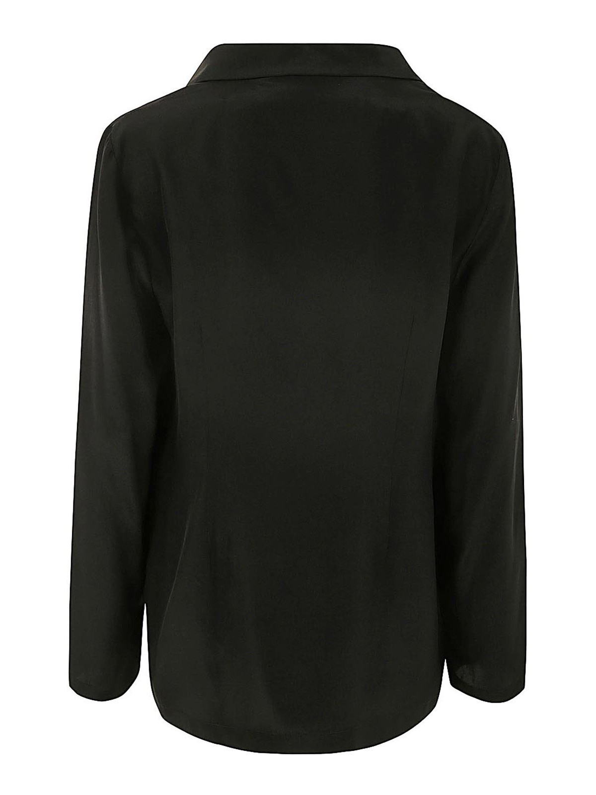 Shop P.a.r.o.s.h Shirt Jacket In Black