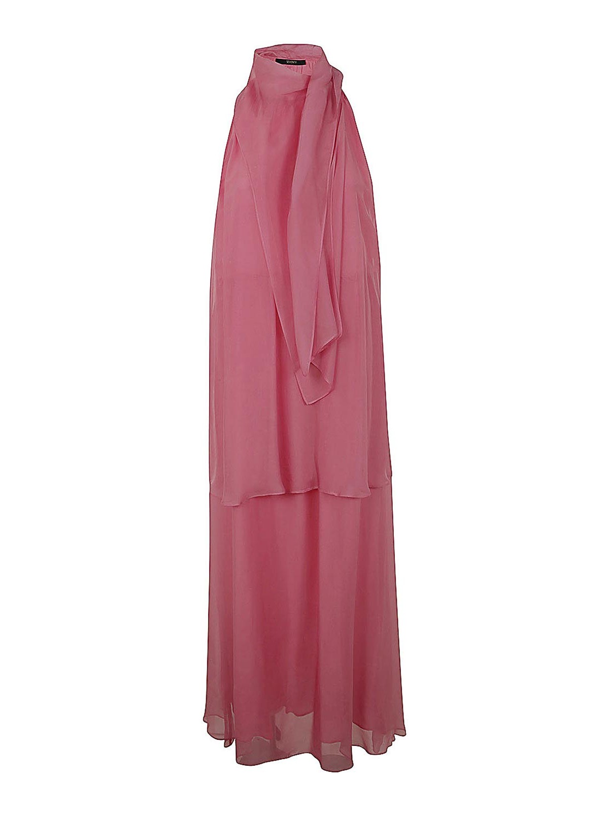 Shop Seventy Sleeveless Long Dress In Pink