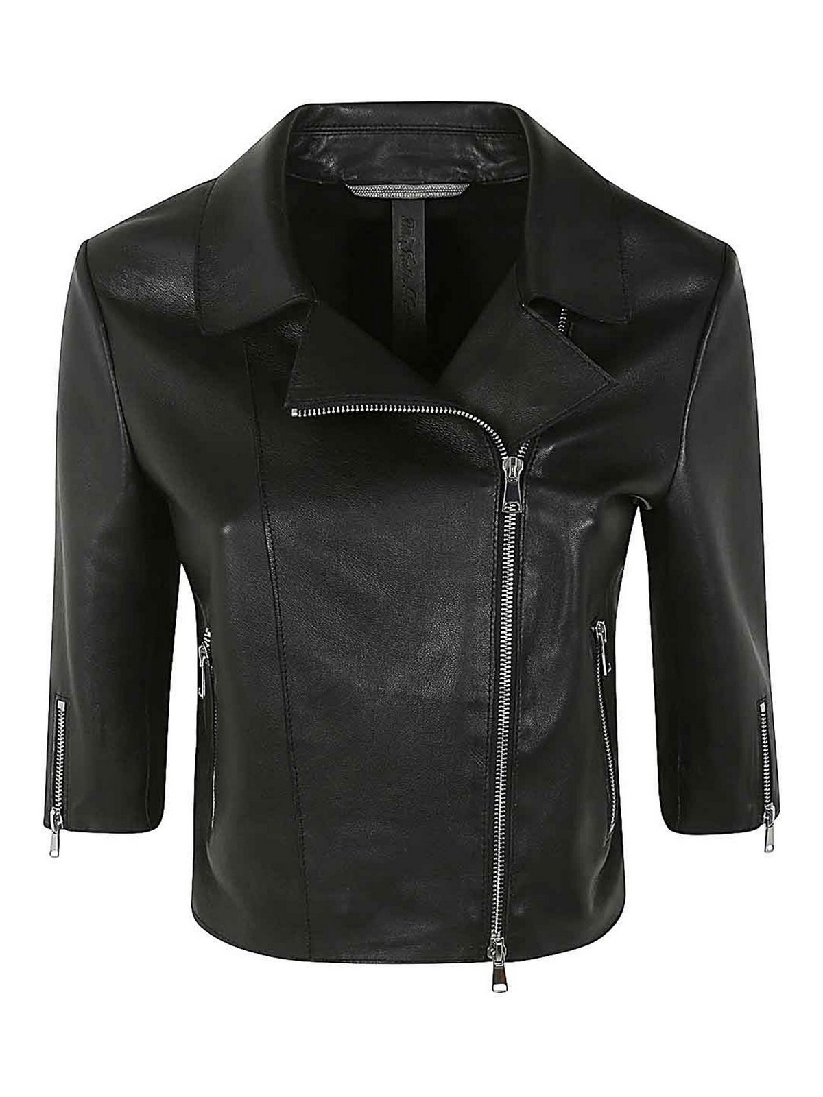 Shop The Jackie Leathers Coco Leather Jacket In Black