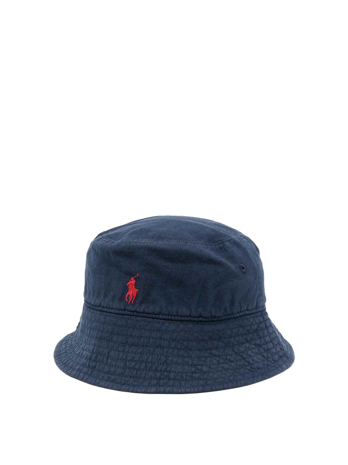 Shop Polo Ralph Lauren Bucket Hat In Blue