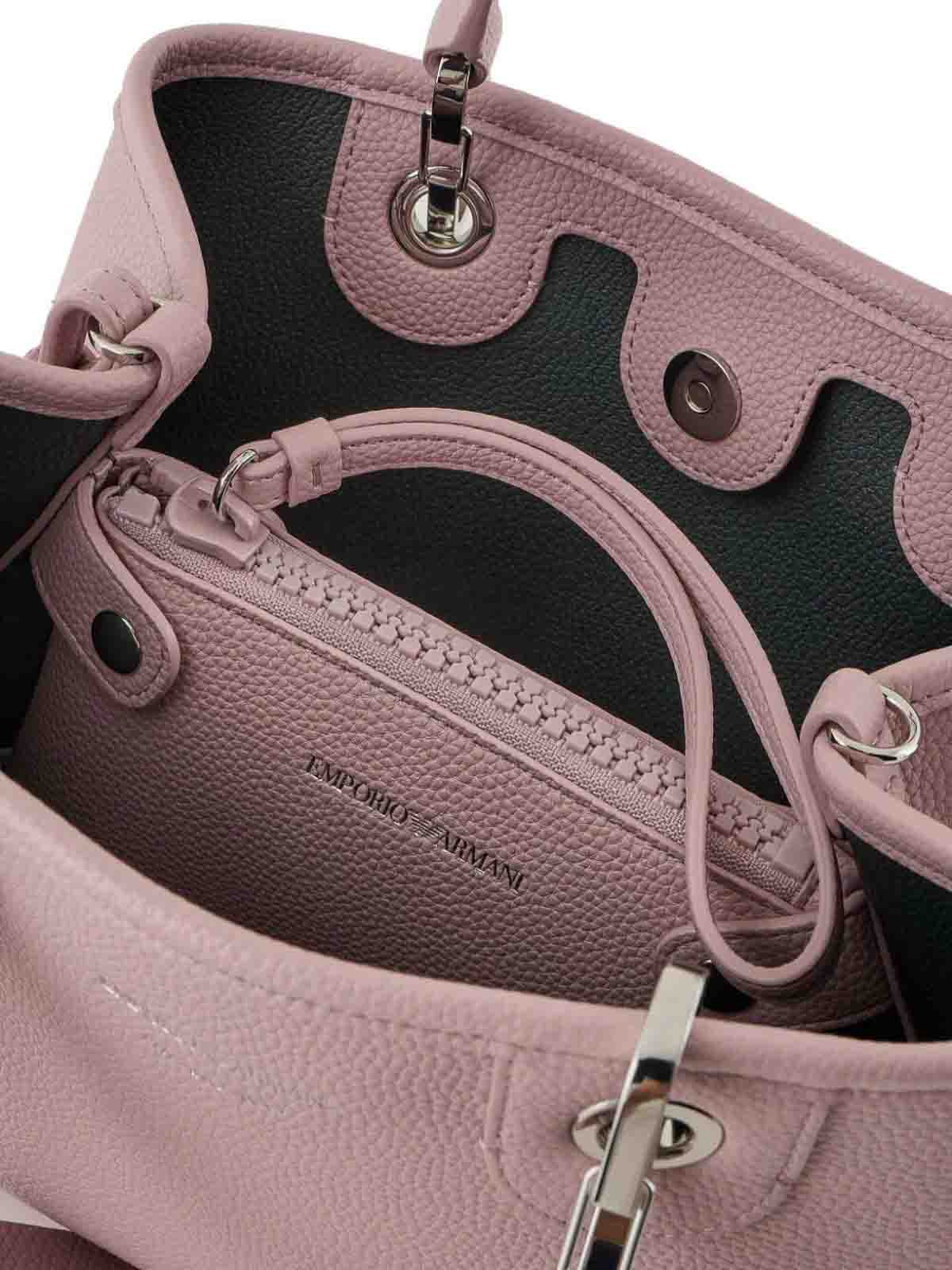 Shop Emporio Armani Logo Bag In Pink