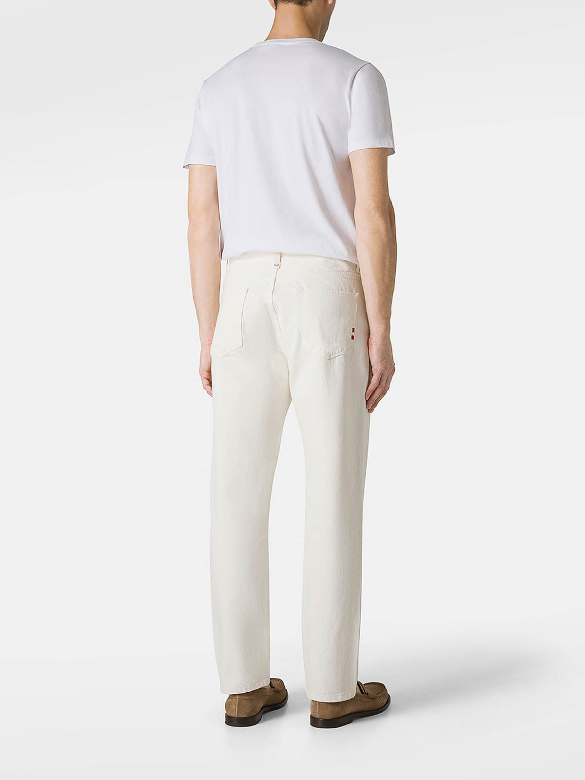 Shop Amish Jeremiah Jeans In Blanco