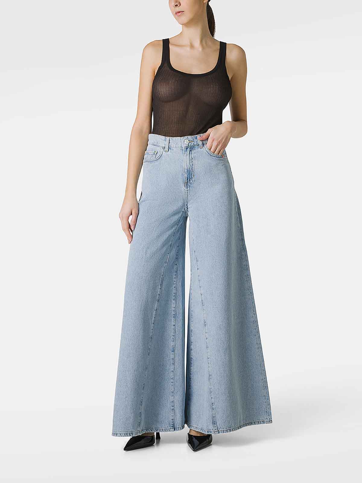 Shop Amish Colette Jeans In Azul